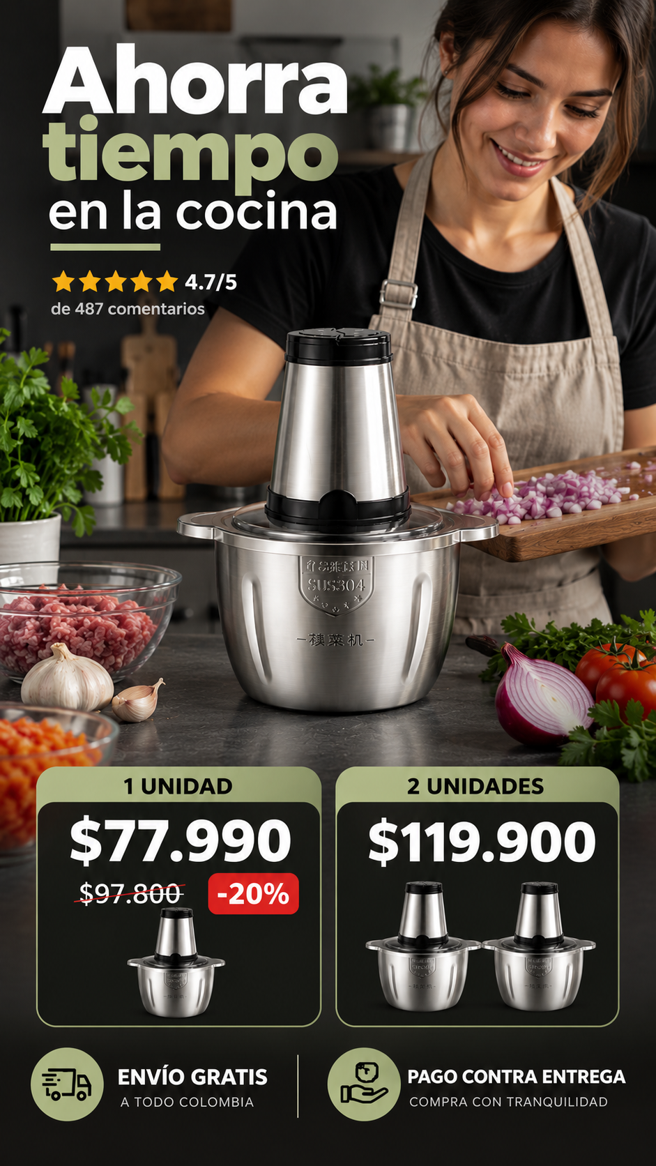 Procesador de Alimentos PicaPro Smart